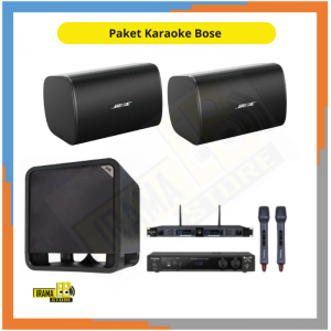 Paket  Karaoke Premium Speaker Bose DM6SE - Subwoofer Polk HTS12